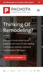 Mobile Screenshot of pachotaconstruction.com